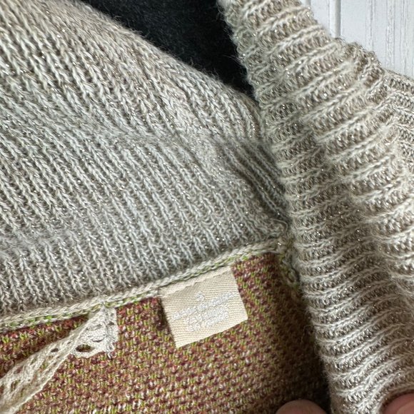 Anthropologie Knitted and Knotted Floral Turtleneck dress size‎ Small - Picture 7 of 7